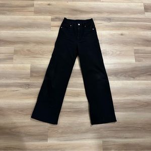 H&M Divided Black Wide Leg Jeans